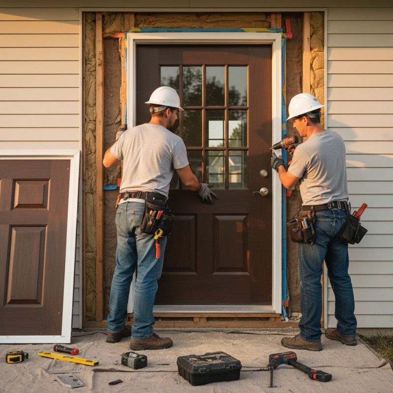 Front Door Staining